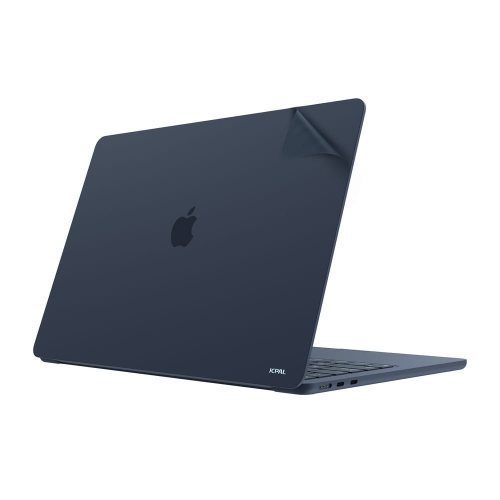 JCPal MacGuard Two-in-One Skin Set (Midnight, Top skin+Back skin) for MacBook Air13