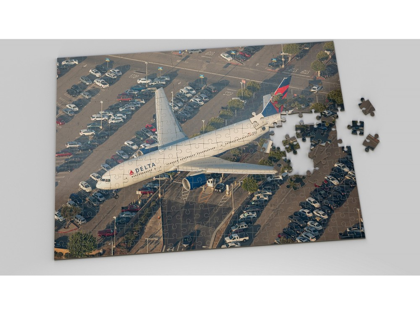 Foto-Luftfahrt-Puzzle Boeing 777 Delta