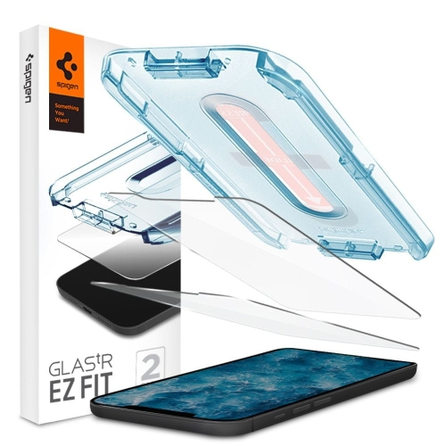 SZKŁO HARTOWANE SPIGEN GLAS.TR ”EZ FIT” 2-PACK IPHONE 12 PRO MAX