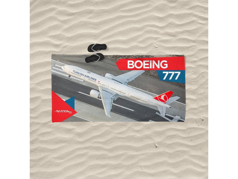 Strandtuch.  Boeing 777