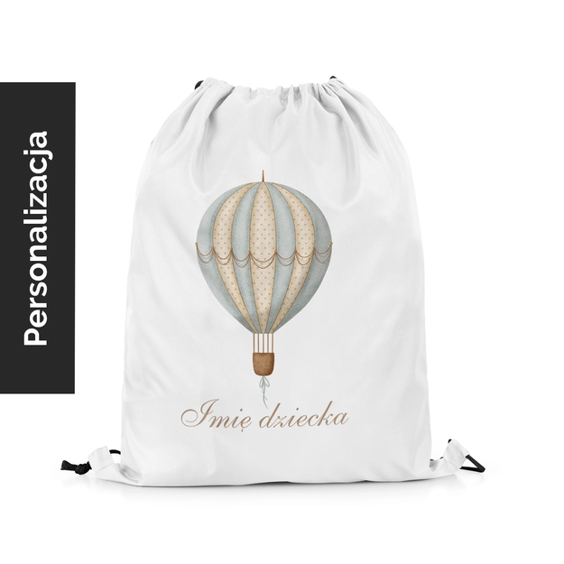 Backpack Sack for Children OCEAN DREAM Design D123 with Name | Balloon