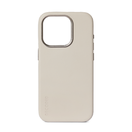 Decoded – skórzana obudowa ochronna do iPhone 15 Pro Max kompatybilna z MagSafe (clay)