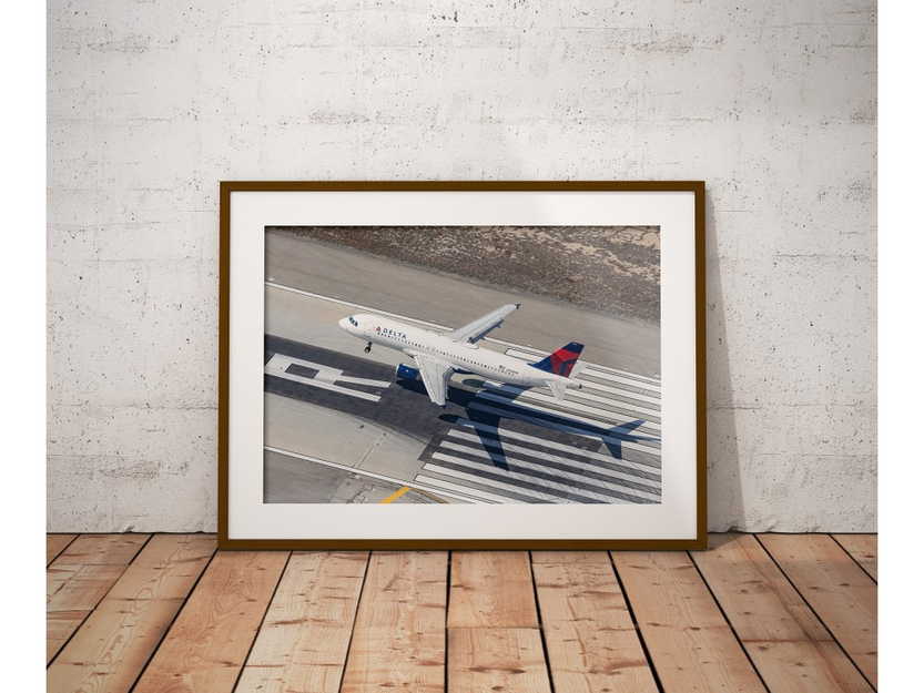 Poster Airbus A320 Delta