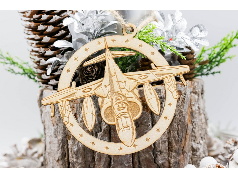 Christmas tree decoration Sea Harrier