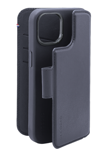 Decoded Detachable Wallet – skórzana obudowa ochronna do iPhone 14 Plus kompatybilna z MagSafe (navy)