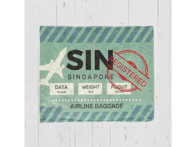 Blanket luggage tag Singapore
