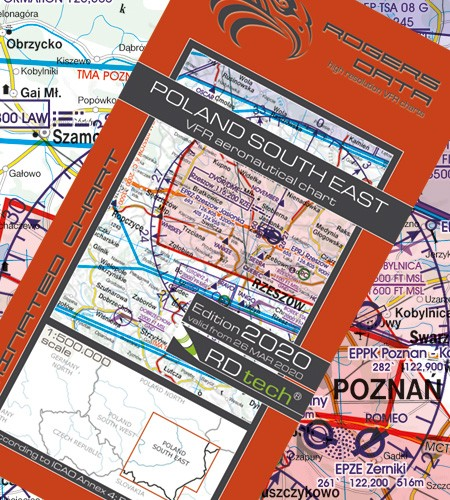 Polen Südost VFR Flugkarte - ICAO