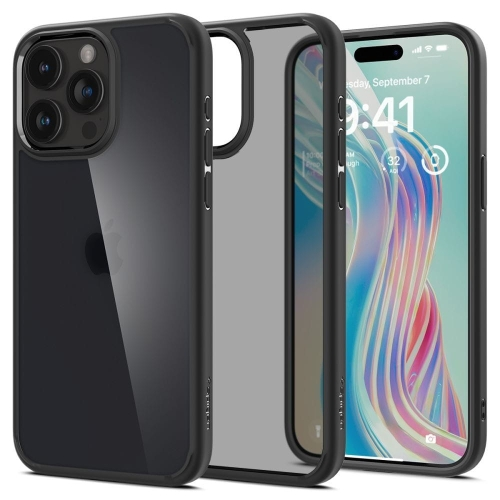 SPIGEN ULTRA HYBRID IPHONE 15 PRO MAX FROST BLACK