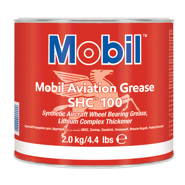 MOBIL AVIATION GREASE SHC 100 , CAN PUSZKA 2 KG