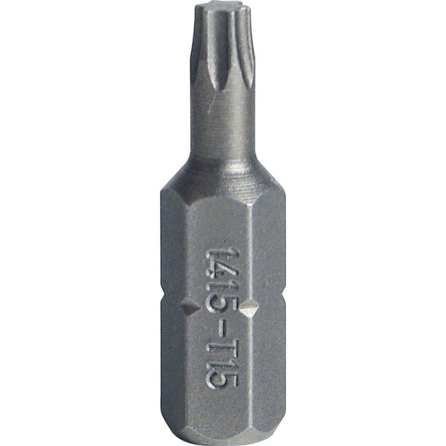 końcówka wkręt.BIT 1/4" T15 TORX, 6-kątna