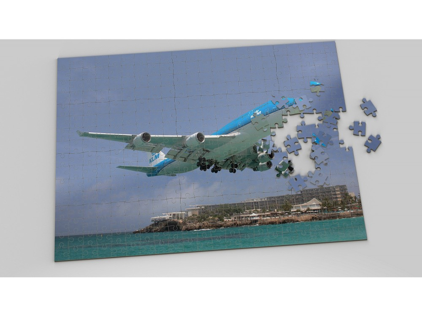 Foto-Luftfahrt-Puzzle Boeing 747 KLM