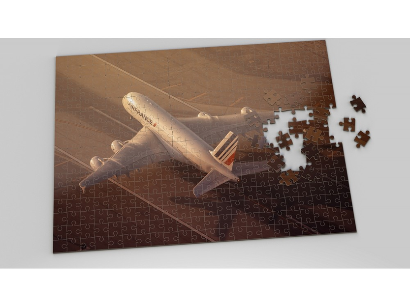 Foto-Luftfahrt-Puzzle Airbus A380 Air France