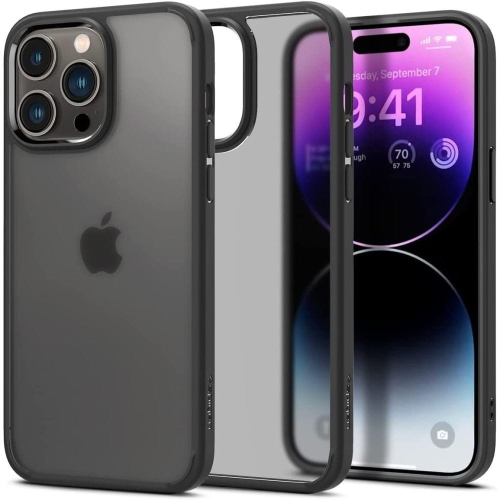 SPIGEN ULTRA HYBRID IPHONE 14 PRO MAX FROST BLACK