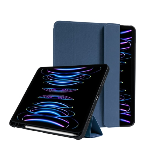 Crong FlexFolio - Etui iPad Pro 11" (2022-2021) / iPad Air 10.9” (5-4 gen.) z funkcją Apple Pencil (niebieski)