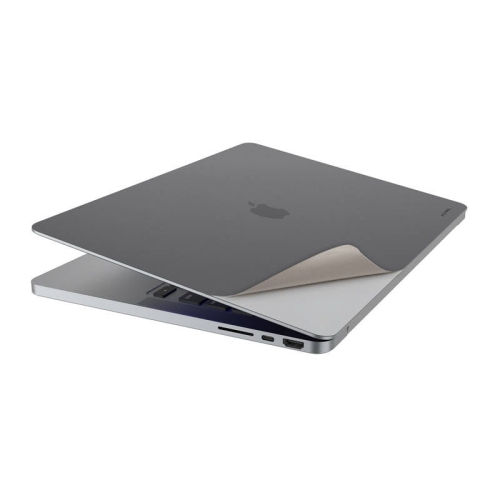 JCPal MacGuard Two-in-One Skin Set (Silver, Top skin+Back skin) for MacBook Pro14