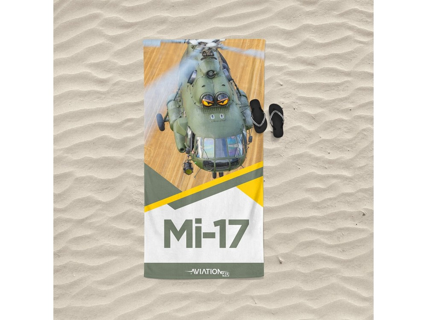 Strandtuch.   Mi-17