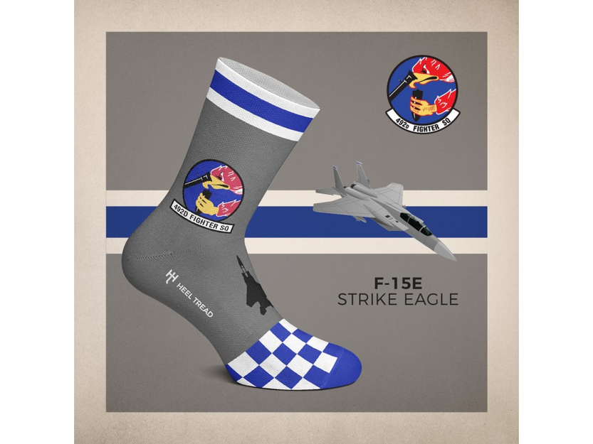 F-15 Strike Eagle Socks Heel Tread