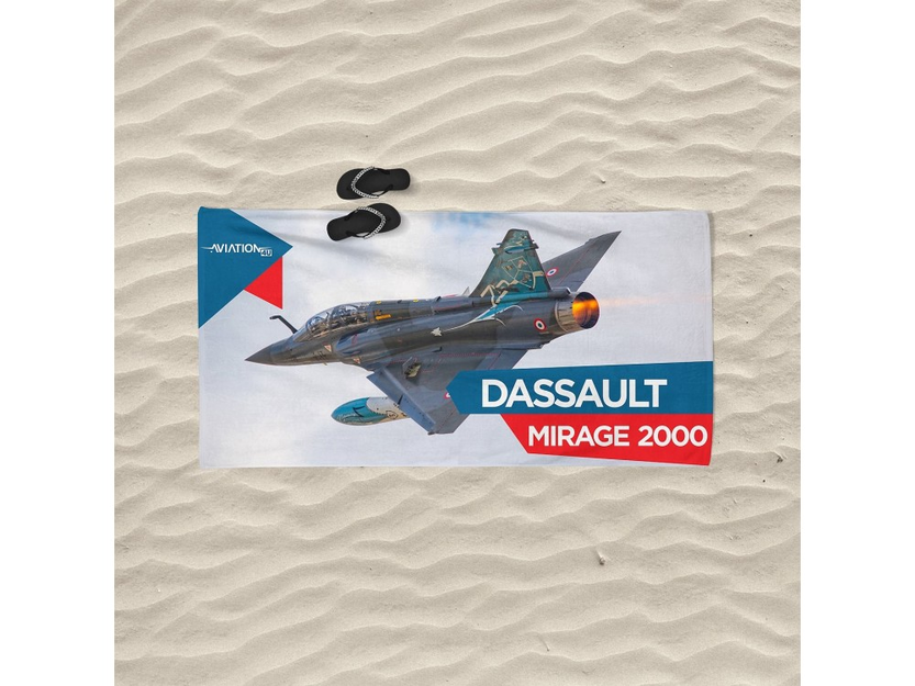 Strandtuch.  Dassault Mirage 2000
