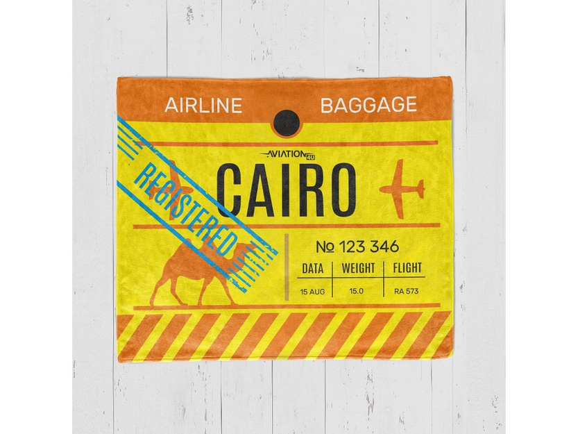 Luggage tag Blanket Cairo