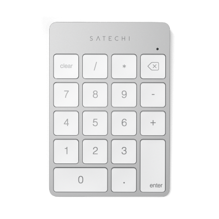 Satechi Slim Wireless Keypad - aluminiowa klawiatura numeryczna Bluetooth (silver)