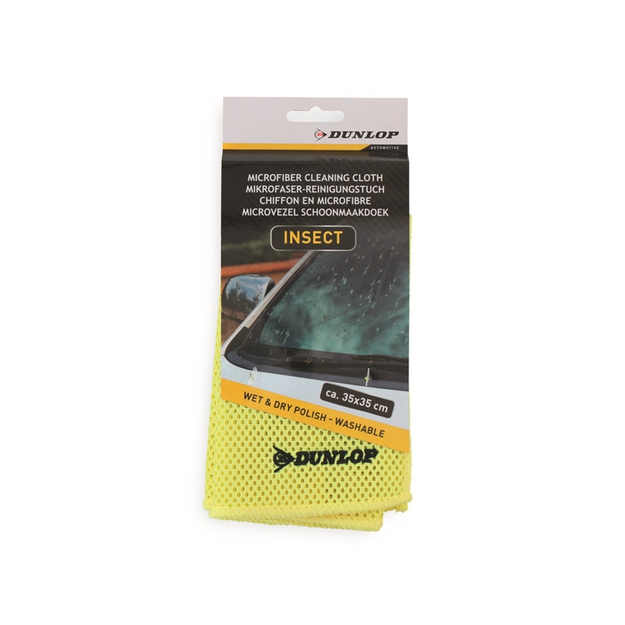 Dunlop - Microfiber cloth for removing insects from the vehicle body 35x35cm
