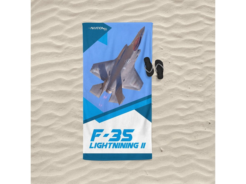 Beach towel F-35 Lightning II