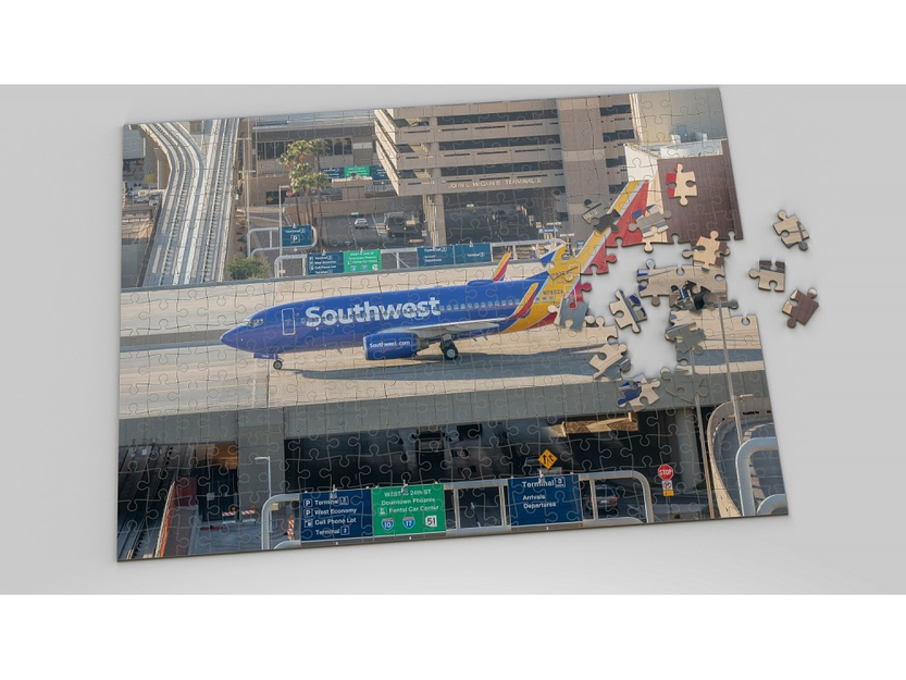Foto-Luftfahrt-Puzzle Boeing 737 Southwest