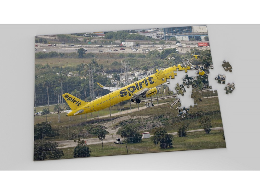 Foto Puzzle Lotnicze Airbus A321 Spirit