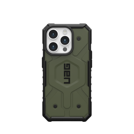UAG Pathfinder Magsafe - obudowa ochronna do iPhone 15 Pro kompatybilna z MagSafe (olive)