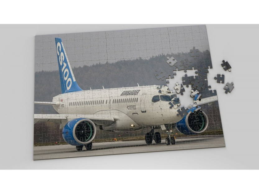 Foto-Luftfahrt-Puzzle Bombardier CS100