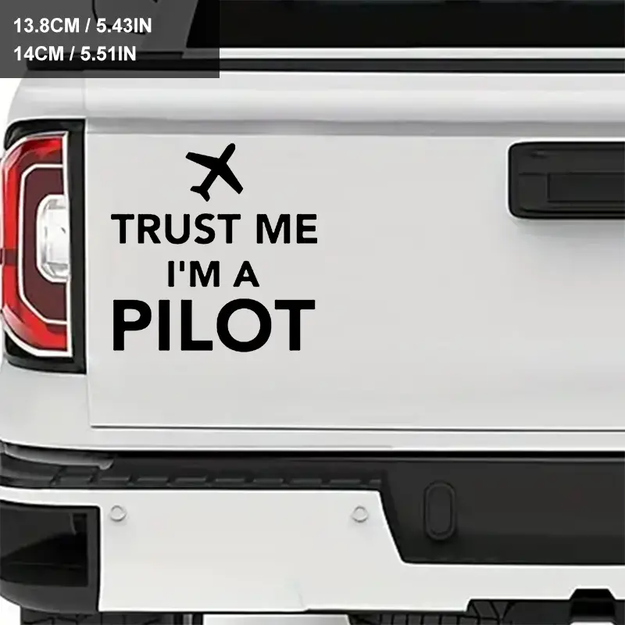 Zaufaj Mi, Jestem Pilotem Naklejka