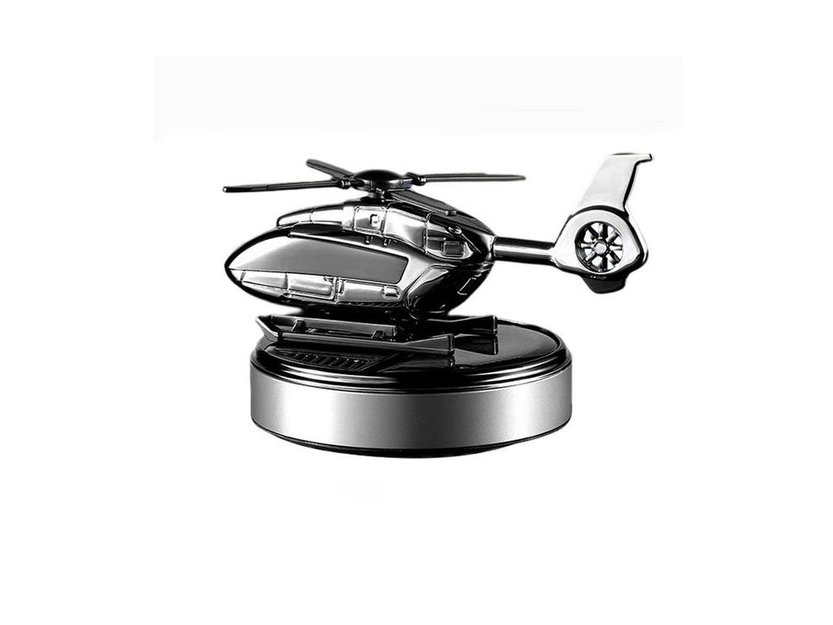 Car air freshener silver helicopter