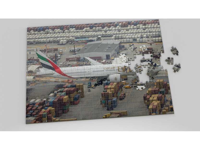 Foto-Luftfahrt-Puzzle Boeing 777 Emirates