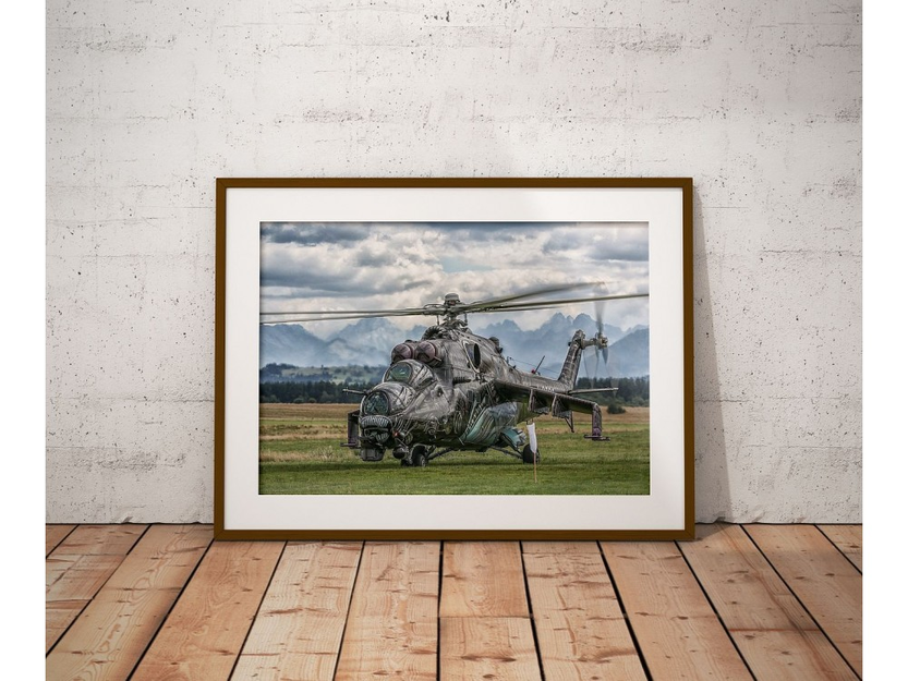 Plakat Mi-24 Alien Tiger