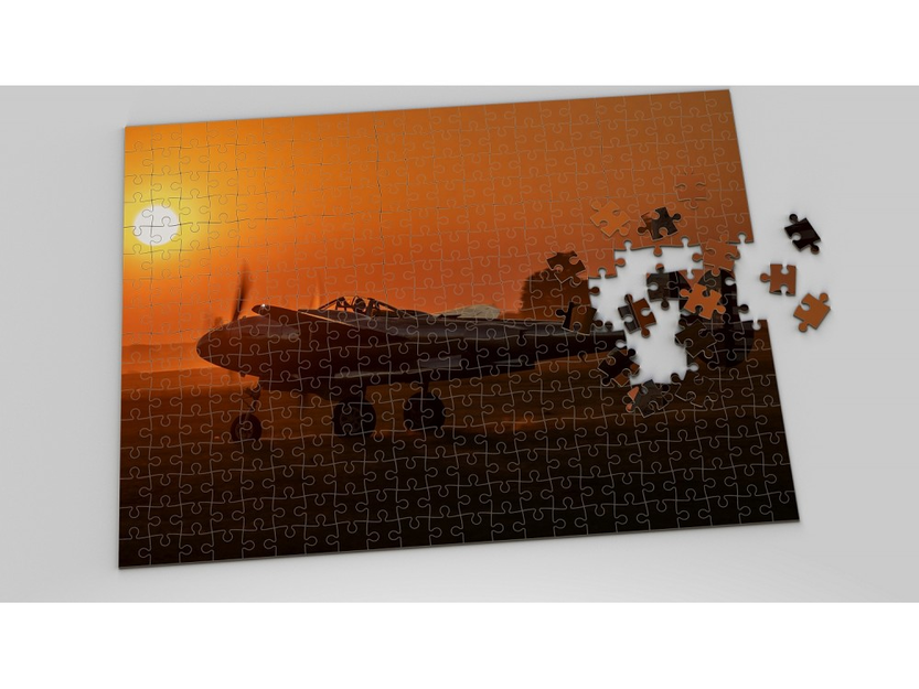 Foto-Luftfahrt-Puzzle P-38 Lightning