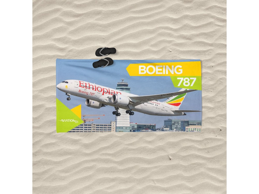 Ręcznik plażowy Boeing 787 Dreamliner