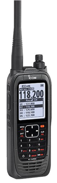 ICOM IC-A25CE Pro VHF Range Aviation Radiotelephone