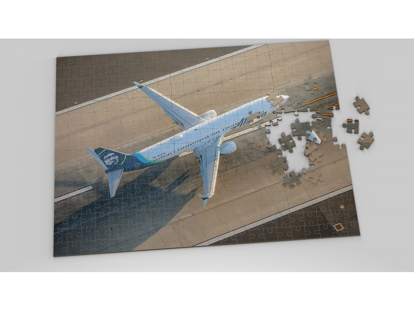 Foto-Luftfahrt-Puzzle Boeing 737 Alaska