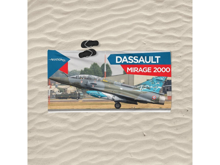 Ręcznik plażowy Dassault Mirage 2000