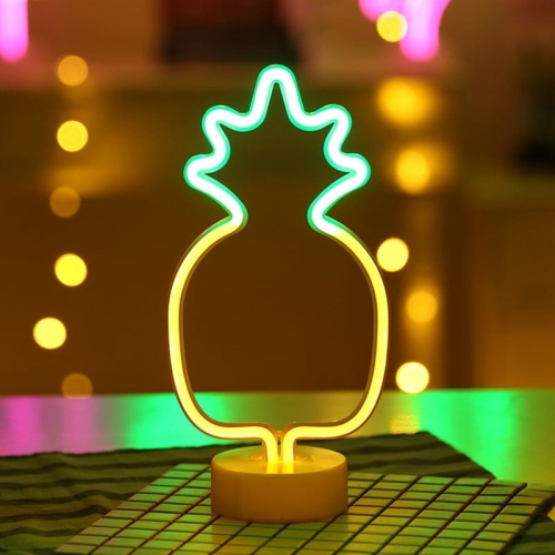 Dekoracyjna lampka neonowa LED- ananas