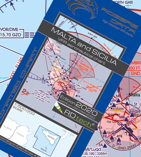 Malta VFR Aeronautical Chart – ICAO