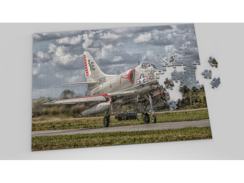 Foto-Luftfahrt-Puzzle A4 Skyhawk