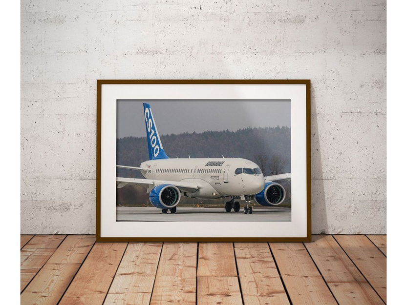 Plakat Bombardier CS100