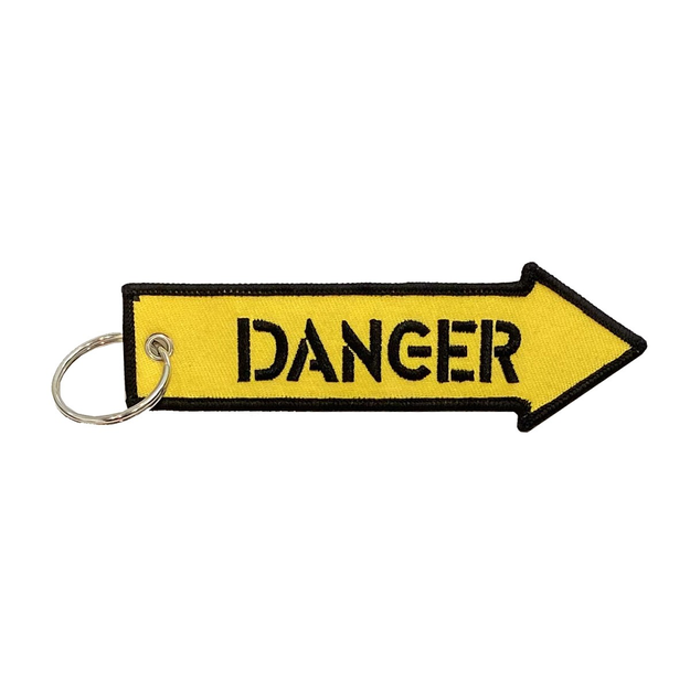 Key ring - keychain - "Danger"