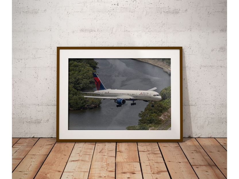 Poster Delta Airlines w Fort Lauderdale Airport