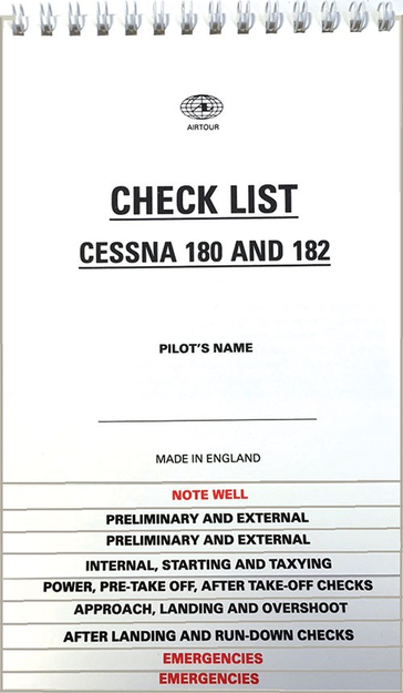 Cessna 180 & 182 Checkliste
