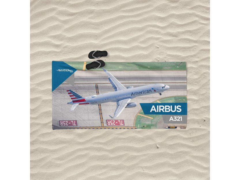 Ręcznik plażowy Airbus A321