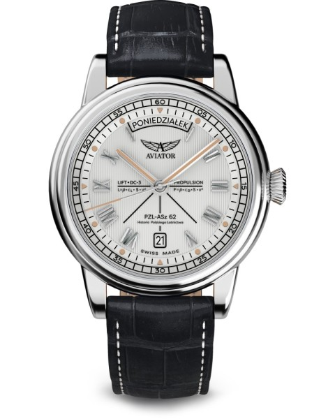 Zegarek Aviator Swiss Made V.3.35.0.281.4 PL