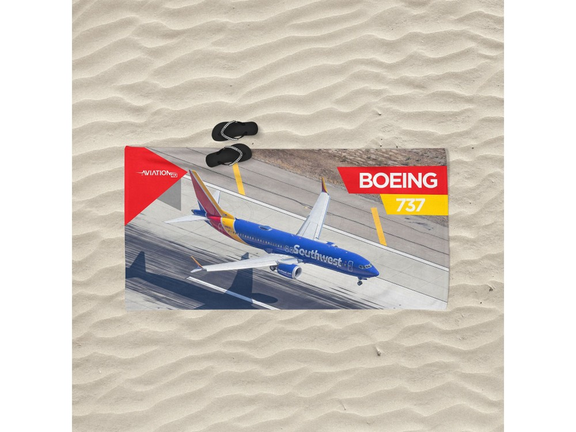 Ręcznik plażowy Boeing 737