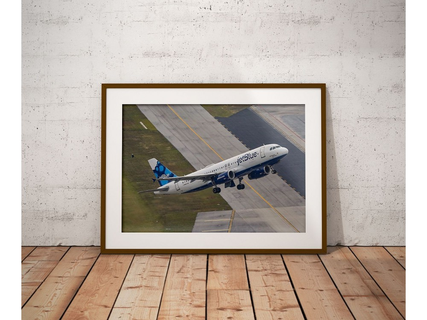 Poster Jet Blue w Fort Lauderdale Airport